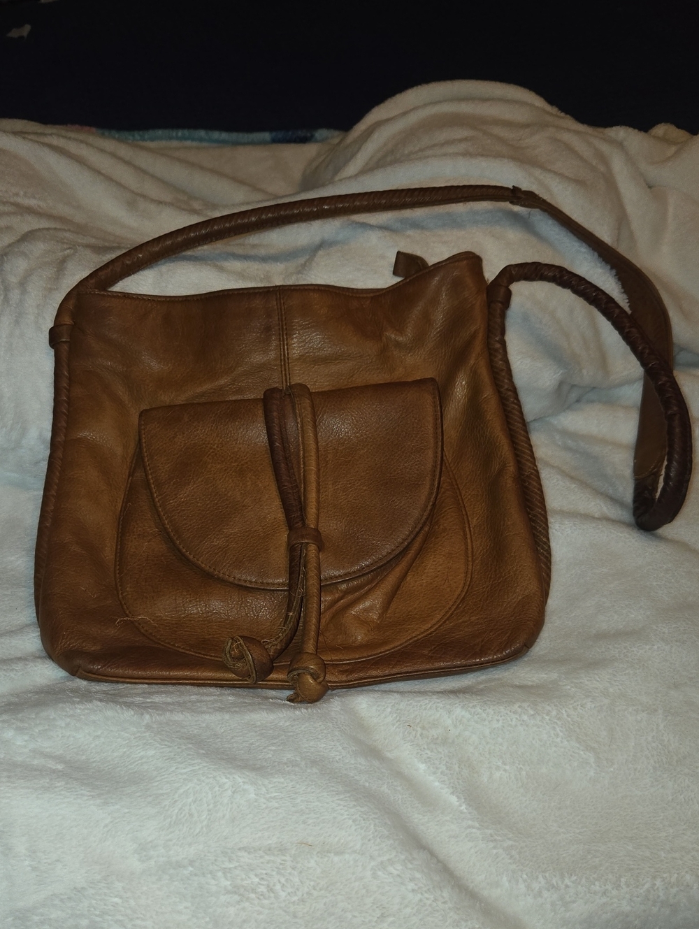 Tignanello Vintage Brown Leather Bag